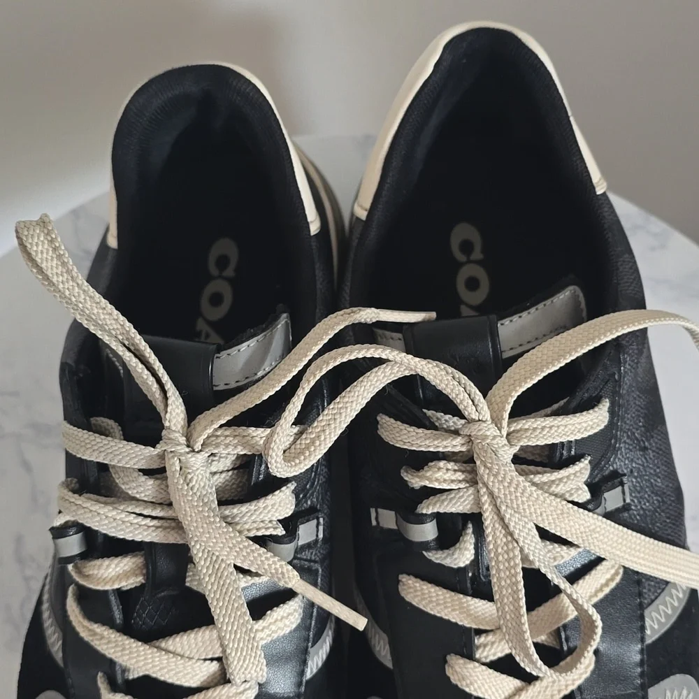 Coach 1941 Black Citysole Signature Court Sneakers - Picture 9 of 11